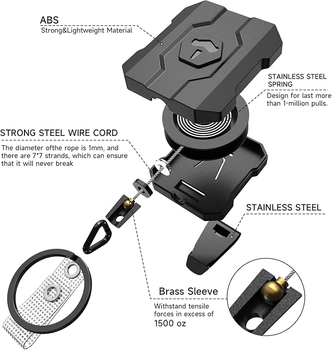 Retractable Keychain Badge Holder - Image 3