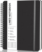 Lined Spiral Journal Notebook, B5 Spiral Notebook, 7.8''×10'' Journaling by ABERLLS