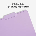 Smead Standard File Folders, 1/3-Cut Tabs, Letter Size - Image 4
