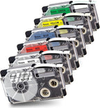 Pristar 6-Pack Compatible Label Tape Replacement by Pristar