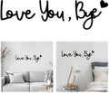 Love You Bye Wood Sign Home Decor, Above Door Topper Decoration, Boho Decor by BADAO