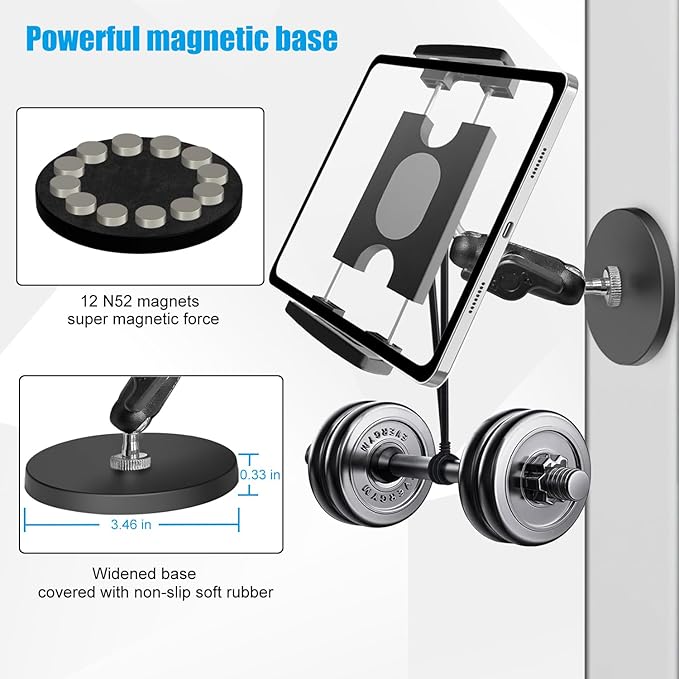 Magnetic Tablet Mount, Super Strong Magnetic Tablet Holder - Image 2