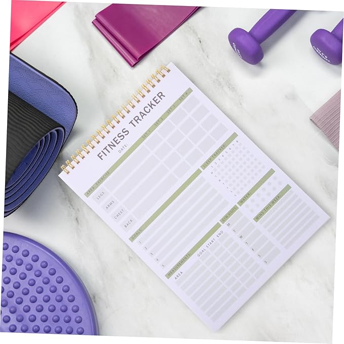Mipcase Fitness Agenda Notebook Portable Workout Log - Image 7