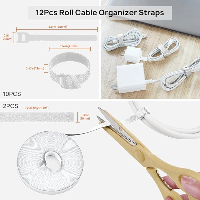 Ditar 193 PCS Cable Management Kit - Image 7