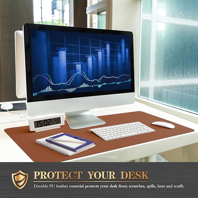 K KNODEL Desk Mat, Dual-Sided Office Desk Pad, Waterproof Desk Mat - Image 6