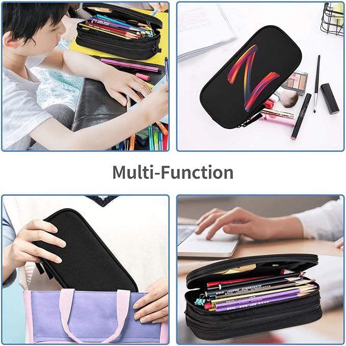 Pazacon Cute Initial Pencil Case - Image 6