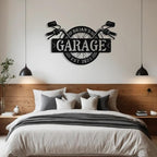 Custom Motorcycle Wheel Metal Signs Personalized Biker Name Sign Custom Garage - Image 8