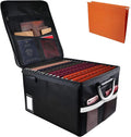 tomkid fireproof document box, fireproof file box with, main product view