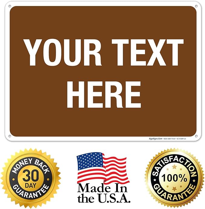 Custom Sign, Personalized Metal Signs, Customize - Image 8