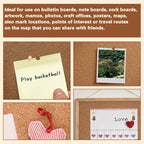 50 Pcs Wooden Push Pins, Decorative Thumb Tacks, Push Pins - Image 7