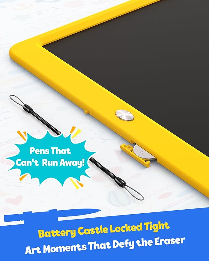 TEKFUN LCD Writing Tablet Doodle Board, 12inch Colorful Drawing Tablet Writing - Image 5