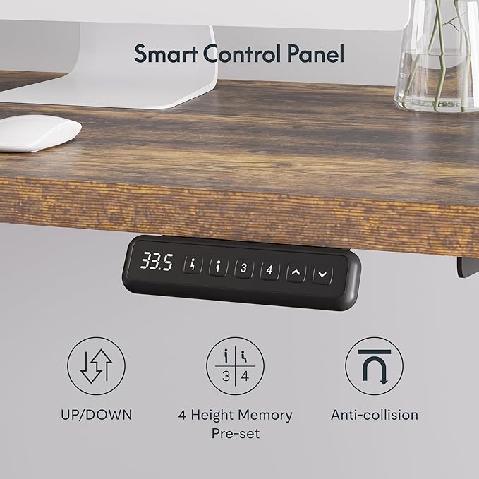 FLEXISPOT 71'' L Shaped Standing Desk Electric Corner Table - Image 8