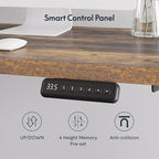FLEXISPOT 63" L Shaped Standing Desk Electric Corner Table - Image 9