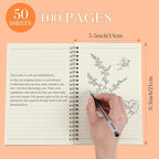 Yahenda 18 Pcs Spiral Notebook Bulk A5 Journal Lined 8.3'' x 5.5'' Writing - Image 3