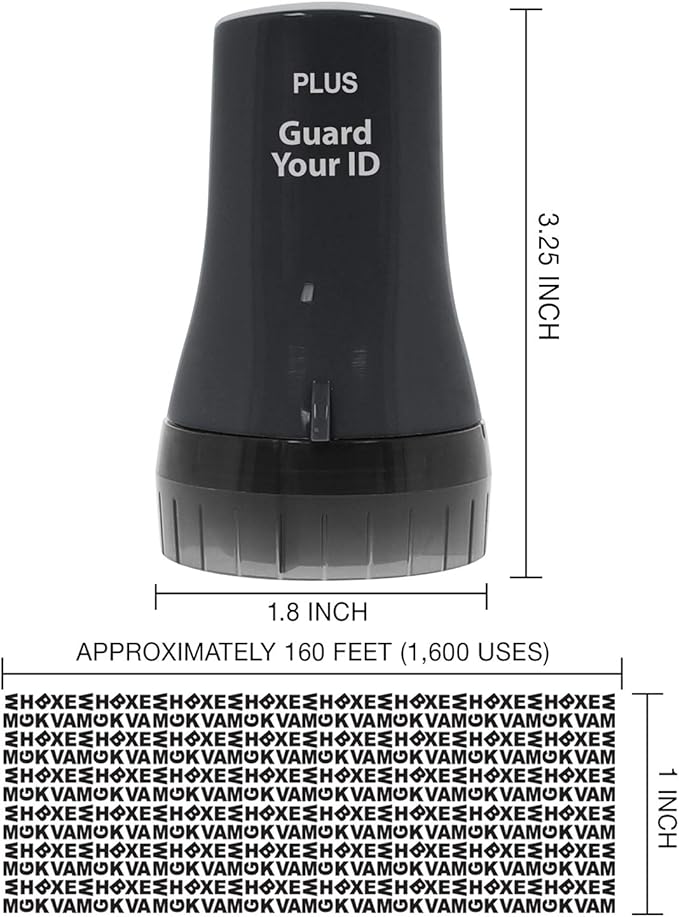 Guard Your ID Wide Advanced Roller 2.0 Identity Theft Prevention Security Stamp - Image 4