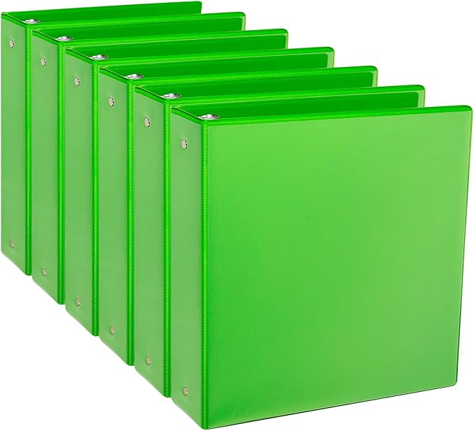 CIXILDTS 2-inch Round Ring Binder, Durable 2" 3 Ring Binder Fit Letter Size by CIXILDTSOffice