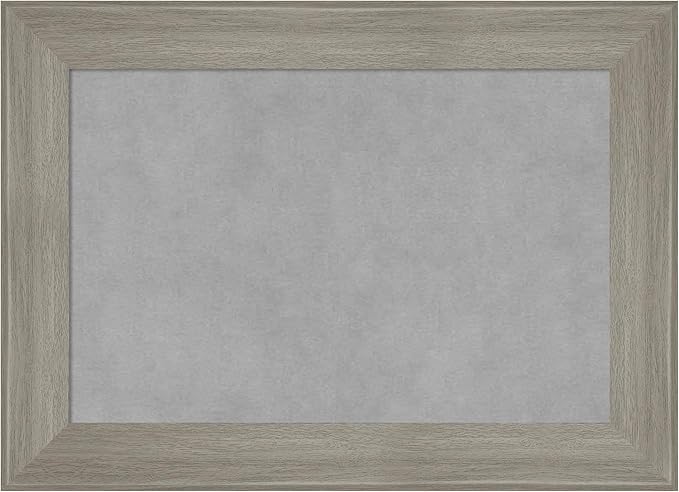 Amanti Art Grey Framed Magnetic Board 16x22 Small Vision Board by AmantiArt