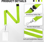 12 Pack Apple Green Breakaway Lanyards - Image 4