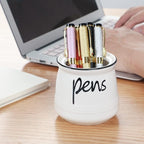ONTUBE Porcelain Pens Holder Stand, Ceramic Pencils Holder - Image 6