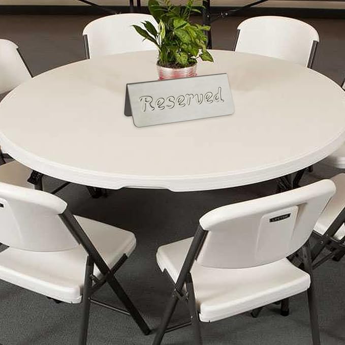 2 Pack Small Reserved Table Signs - Image 6