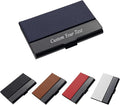 Taikuri Custom Business Card Holder Personalized Engraved Leather Business Card by Taikuri