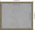 Amanti Art Silver Framed Magnetic Board 22x26 Medium Vision Board - Image 4