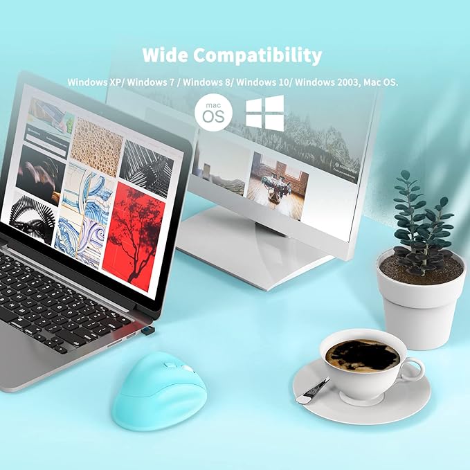 Ergonomic Wireless Mouse with USB Receiver - Image 7