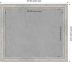 Amanti Art Silver Framed Magnetic Board 23x27 Medium Vision Board - Image 4
