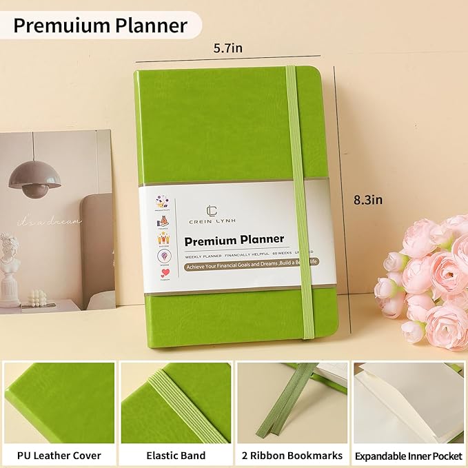 Crein Lynh 2025-2027 Premium Planner, Weekly & Monthly Calendar Planner - Image 2