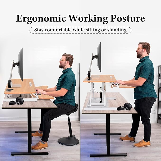37 Inch Standing Desk Converter - Image 4