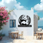 Personalized Panda Metal Sign | Family Name Sign | Panda Home Decor | Custom - Image 2