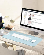 YSAGi Non-Slip Leather Desk Pad, Waterproof Laptop Computer Desk Keyboard Mat - Image 7