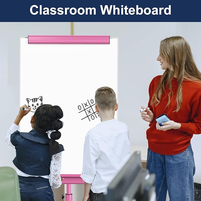 TSJ OFFICE Rolling Whiteboard Standing - Image 9