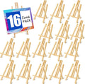 ESRICH 16Pack 11.8" Wood Easels, Tabletop Easel by ESRICH