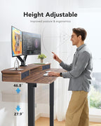 HUANUO 60″ x 30″ Electric Standing Desk - Image 6