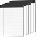 6-Pack Legal Pads 8.5"x11" Wide Ruled Note Pads by Nichela