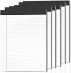 6-Pack Legal Pads 8.5"x11" Wide Ruled Note Pads by Nichela