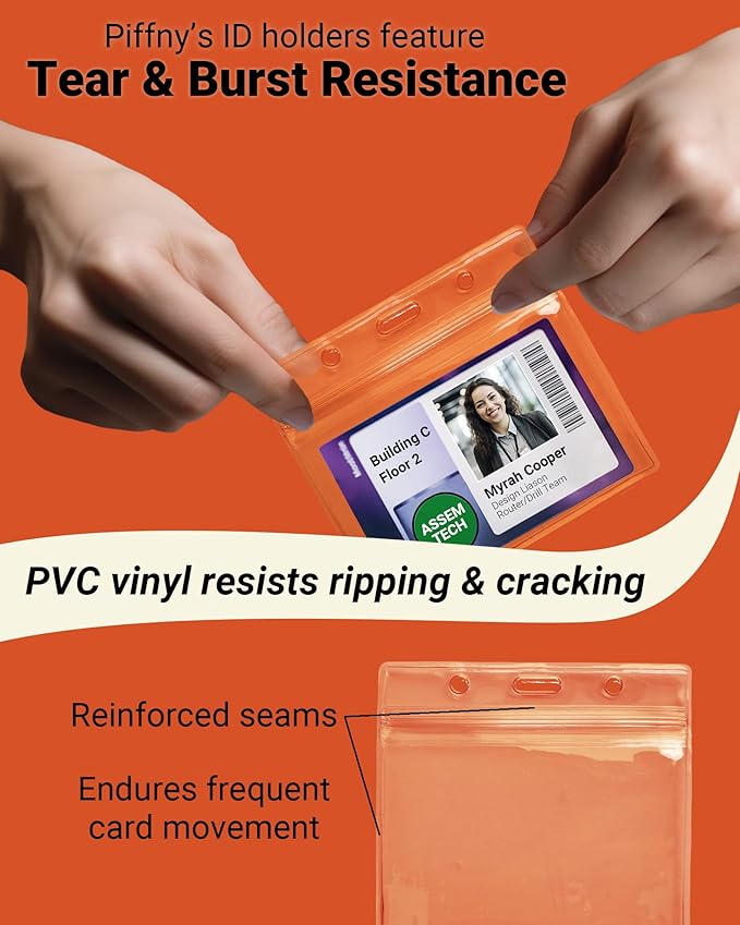 Clear ID Holder for Lanyard - Image 4