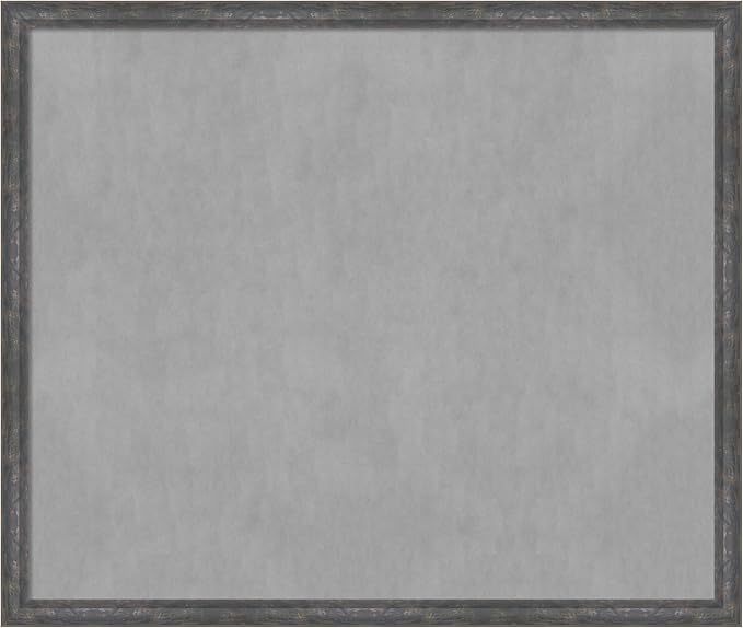 Amanti Art Grey Framed Magnetic Board 43x51 Oversize Vision Board by AmantiArt