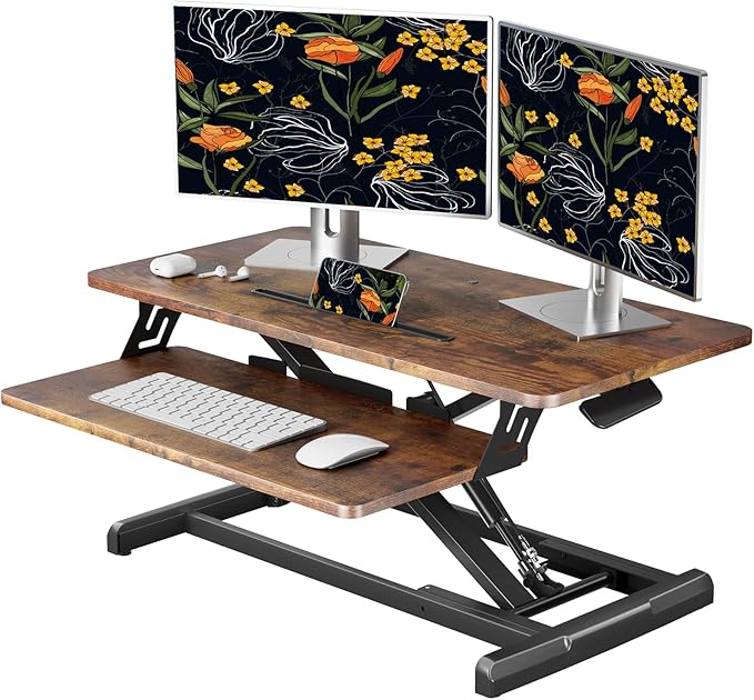 JOY worker Standing Desk Converter, Desktop Workstation Riser by JOYworker