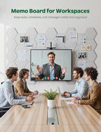 Large Bulletin Board 12" x 10", 12 Pack White Cork Boards - Image 4