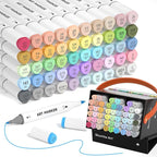 Shuttle Art Pastel Alcohol Markers Brush tip, Dual Tip Brush & Fine Tip Art by ShuttleArt
