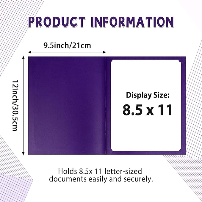 gisgfim 15Pcs Certificate Holders Diploma Covers Single Sided Gold Foil Border - Image 2