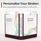 BinderX Extra Durable 3 Ring Binder, Round Ring 2 Inch Binders, Fits 450 Sheets - Image 5
