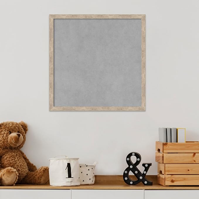 Amanti Art Silver Framed Magnetic Board 17x17 Small Vision Board - Image 5