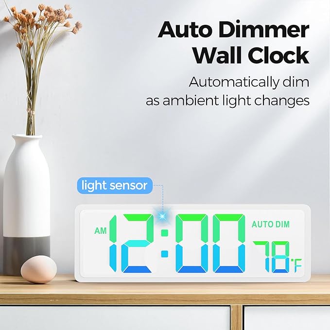 REACHER 16.5" Large Digital Wall Timer Clock - Image 3