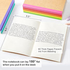 32 Pack Composition Notebooks Bulk, Feela Kraft Cover Lined Blank College Ruled - Image 2