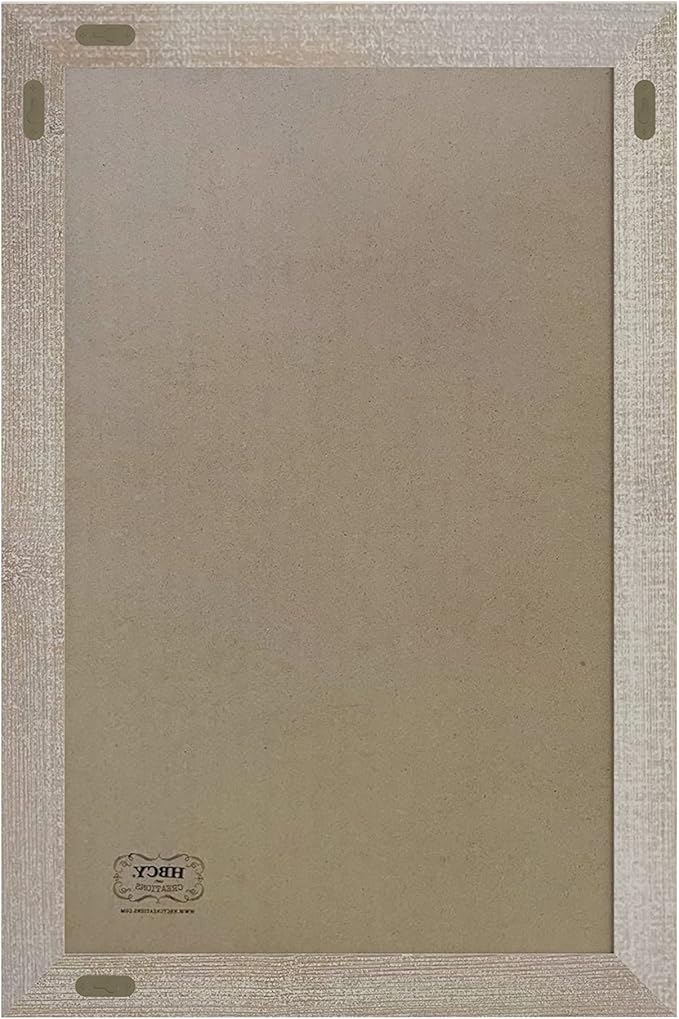 HBCY Creations 20" X 30" Weathered Lightwash Solid Wood Frame Wall Chalkboard - Image 5