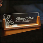 Light Up Desk Name Plate Personalized, Custom Office Sign - Image 7