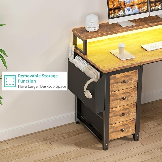 Lufeiya L Shaped Gaming Desk - Image 8